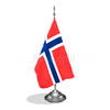 דגלון נורווגיה - Norway mini flag *תמונה לצורך הדמיה בלבד*