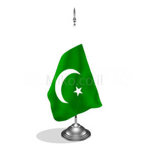 דגלון פקיסטן - Pakistan mini flag *תמונה לצורך הדמיה בלבד*