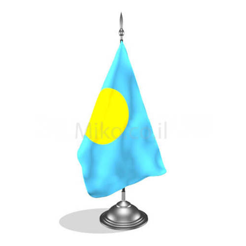 דגלון פלאו - Palau mini flag *תמונה לצורך הדמיה בלבד*