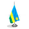 דגלון רואנדה - Rwanda mini flag *תמונה לצורך הדמיה בלבד*