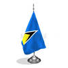 דגלון סנט לוסיה - Saint Lucia mini flag *תמונה לצורך הדמיה בלבד*