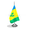 דגלון סנט וינסנט והגרנדינים - Saint Vincent and the Grenadines mini flag *תמונה לצורך הדמיה בלבד*