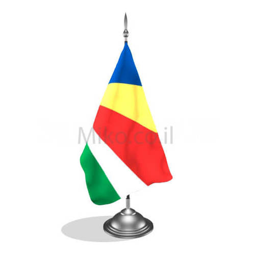 דגלון איי סיישל - Seychelles mini flag *תמונה לצורך הדמיה בלבד*