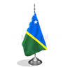 דגלון איי שלמה - Solomon Islands mini flag *תמונה לצורך הדמיה בלבד*