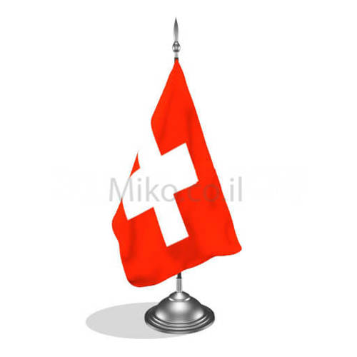 דגלון שוויץ - Switzerland mini flag *תמונה לצורך הדמיה בלבד*