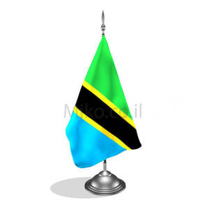 דגלון טנזניה - Tanzania mini flag *תמונה לצורך הדמיה בלבד*