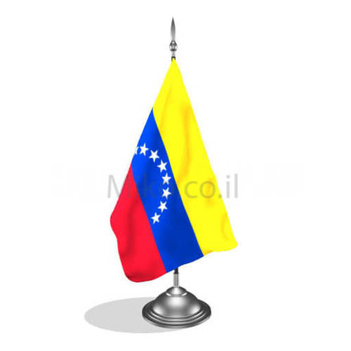 דגלון ונצואלה - Venezuela mini flag *תמונה לצורך הדמיה בלבד*