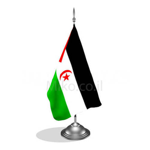 דגלון סהרה המערבית - Western Sahara mini flag *תמונה לצורך הדמיה בלבד*