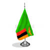 דגלון זמביה - Zambia mini flag *תמונה לצורך הדמיה בלבד*