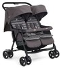 עגלת תאומים או אחים קלילה במיוחד אייר Aire - אפור Dark Pewter