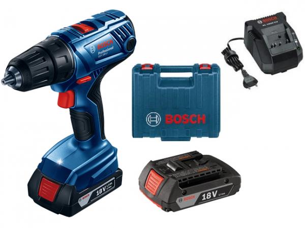 מברגה/מקדחה 18V + שתי סוללות 1.5AH