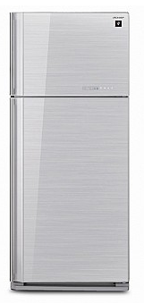 מקרר SHARP דגם sj-cg70 זכוכית כסוף שארפ