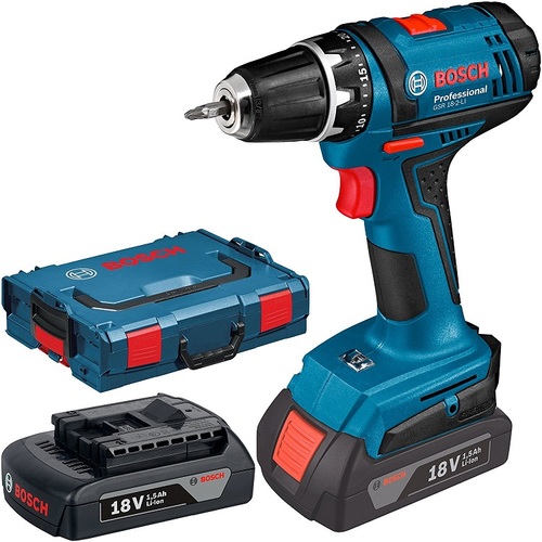 מברגה/מקדחה 18V + שתי סוללות 1.5AH