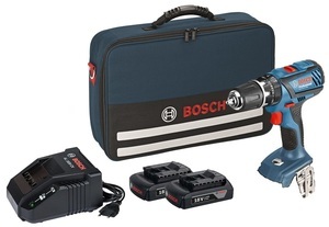 מברגה/מקדחה רוטטת 18V + שתי סוללות 1.5AH