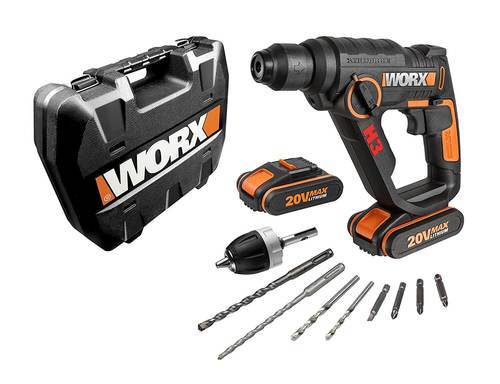 מברגה/מקדחה/פטישון 20V + סוללה 2.0AH