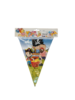 שרשראות דגלונים משולשים לקישוט מסיבות פיראטים
