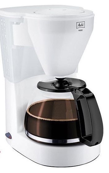 מכונת קפה פילטר לבנה Melitta Easy 