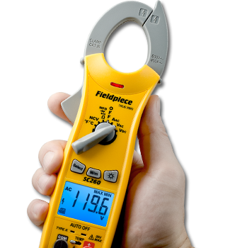 רב מודד צבט אמפר FieldPiece Compact Clamp Meter SC260 