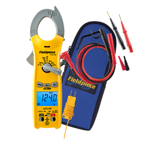 רב מודד צבט אמפר FieldPiece Compact Clamp Meter SC260 