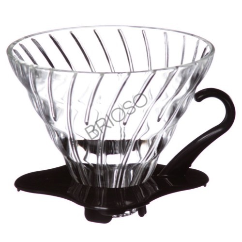 דריפר זכוכית לחליטת קפה פילטר 02 HARIO V60 black