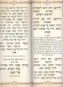 Passover Haggadah with silver stamping