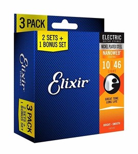 מארז 3 סטים 2+1 לחשמלית 0.10-0.46 ELIXIR NANOWEB 16542