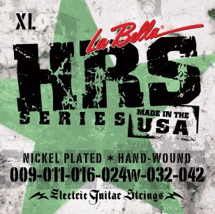 מיתרים לחשמלית La Bella HRS-XL NICKEL ROUNDS – EXTRA LIGHT 09-42