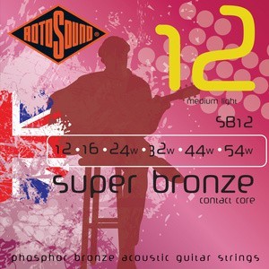 מיתרים לאקוסטית Rotosound SB12 .012-.054