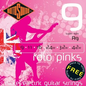 מיתרים לחשמלית Rotosound R9 .009-.042