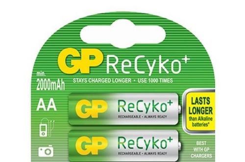 זוג סוללות נטענות recyko AA 2100