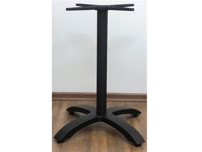 רגל לשולחן דגם טוריס 4 זרועות שחור copy 3