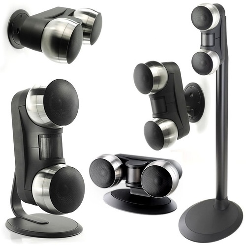 רמקול מדפי מעוצב עגול Gallo Acoustics Strada 2