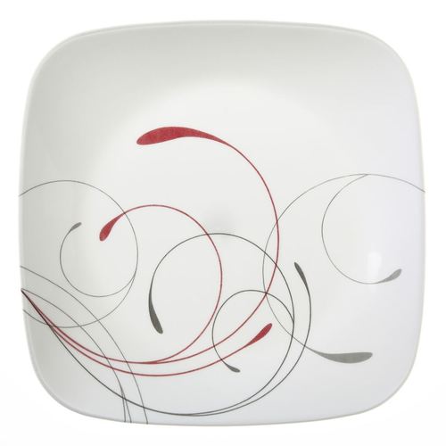 CORELLE®Corning - Splendor Square דגם ספלנדור סקוור 18 צלחות מרובעות
