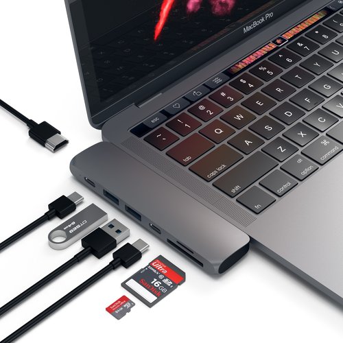 Satechi ST-CMBPM Aluminum Type-C Pro HDMI Hub Adapter