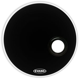 עור "24 שחור קידמי עם חור EVANS EMAD RESO BLK