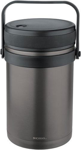 תרמוס שומר חום לאוכל כולל קופסאות ISOSTEEL 1.5