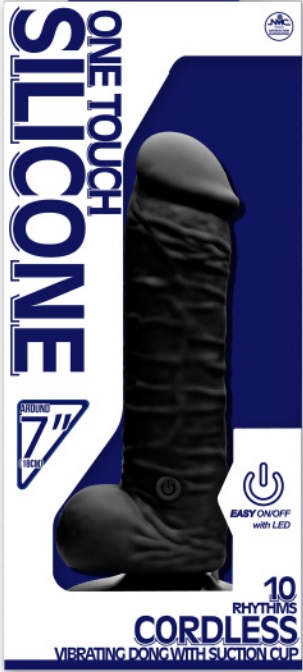 ויברטור ריאליסטי "7 One Touch צבע שחור