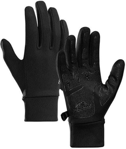 כפפות טרמיות עם טאץ לחורף קר TUCH SCREEN מחממות NATUREHIKE STRECH GLOVE