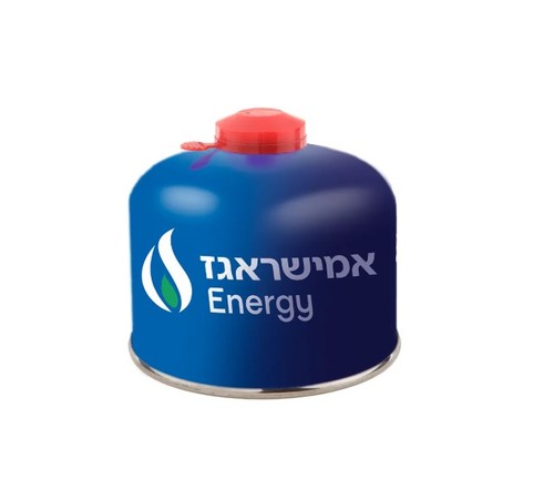 מיכל גז שסתום 230 גר' - רכישה בחנות הפיזית בהוד השרון בלבד