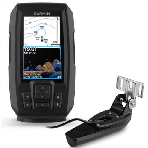 מגלה דגים גרמין עם GPS דגם חדש 2026 Garmin Striker Vivid 4cv