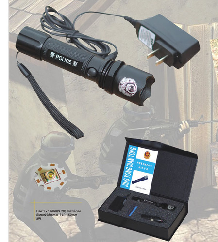 פנס מקצועי נטען עם נורת CREE עם 5 פונקצויות