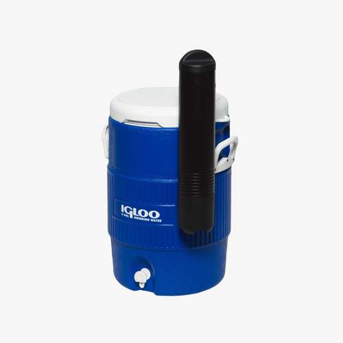 מיכל מים קולר + מתקן לשרוול 18.9 ליטר Igloo Series 400 כחול