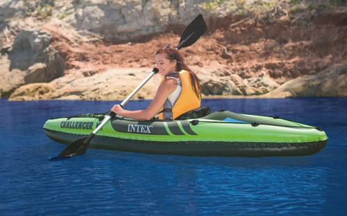 קיאק מתנפח ליחיד לים Challenger k1  מבית intex דגם 68305 דגם חדש 2025!!!!