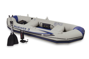 סירה מתנפחת לראפטינג קומנדו לשלושהMARINER 3+משוטים+משאבה 68378 INTEX