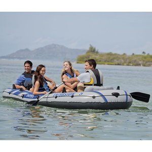 סירה מתנפחת חדשה ל- 5 אנשים EXCURSION כולל משוטים ומשאבה INTEX 68325