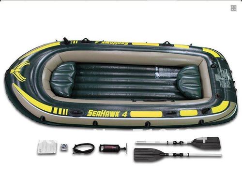 סט סירת גומי מתנפחת 4 SeaHawk לארבעה אנשים+משוטיםINTEX 68351