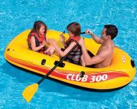 סירת 3 אנשים +משוטים ומשאבה CLUB 300 דגם 58318 INTEX