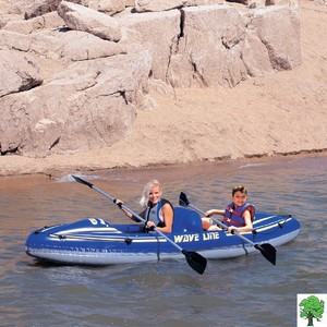 קיאק מתנפח זוגי עם 2 משוטים ומשאבה BESTWAY WAVE LINE KAYAK SET 65020