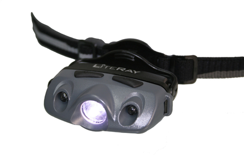פנס ראש מקצועי למתגייס 3 נורות לד Lite Ray HL