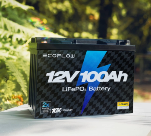 מצבר ליתיום נטען לקרוואנים ECOFLOW LIFEPO4 12V 100Ah